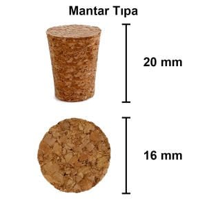 25 cc Amber Ecza Penisilin Şişesi Kapaklı (20mm)