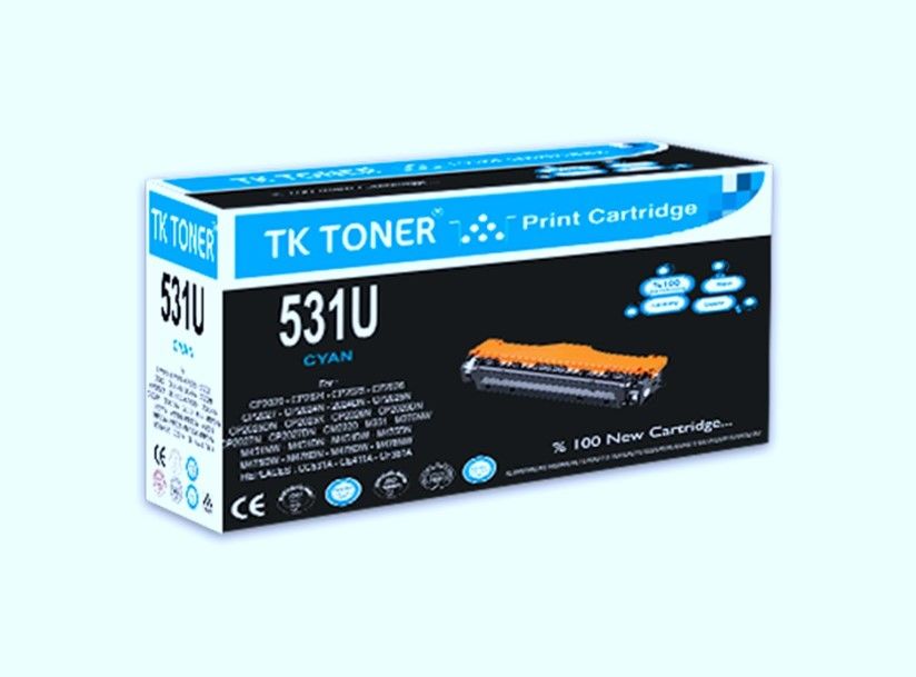 TK TONER 531U-CC531A-CE411A-CF381A ÜNİVERSAL 2,6K TONER MAVİ