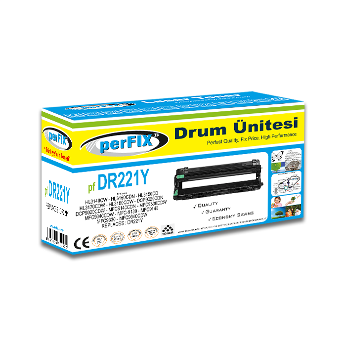 perFIX DRUM ÜNİT DR221 - DR241 - DR261  SARI 15k