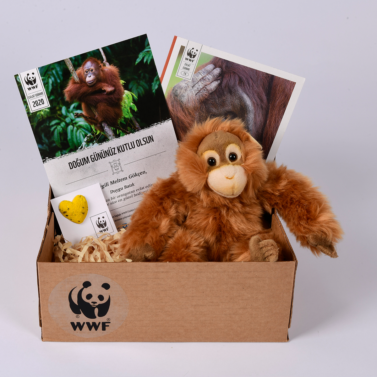 Orangutan Peluş Oyuncaklı Set