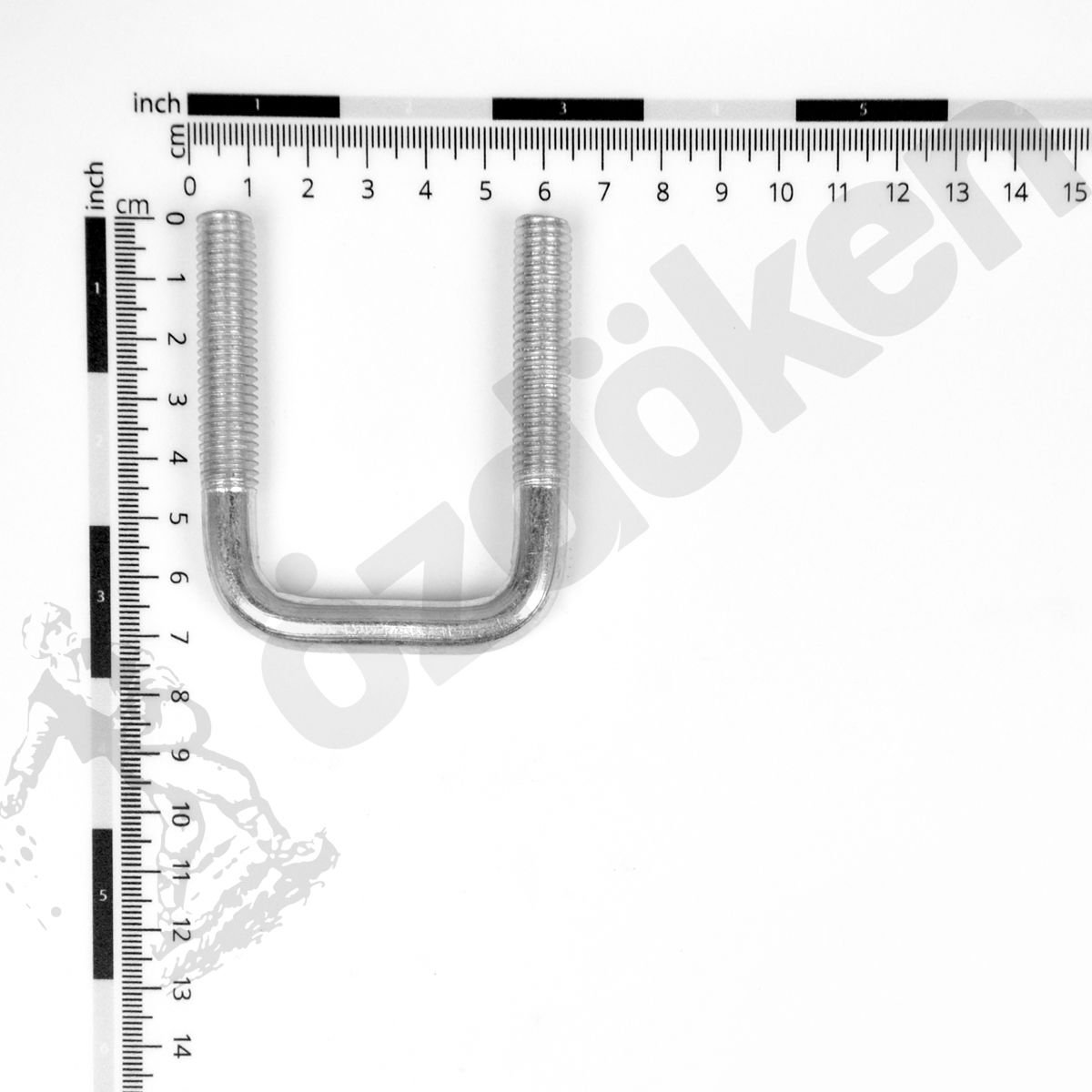 H00074994-M10 _ 60 mm  KARE U BOLT SAPLAMA - 4040 PROFIL