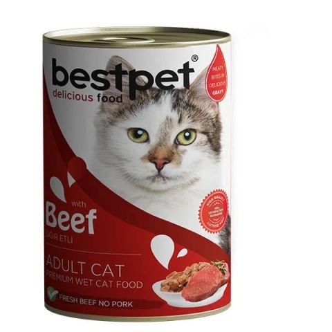 Bestpet Sığır Etli Yetişkin Kedi Konservesi 400gr