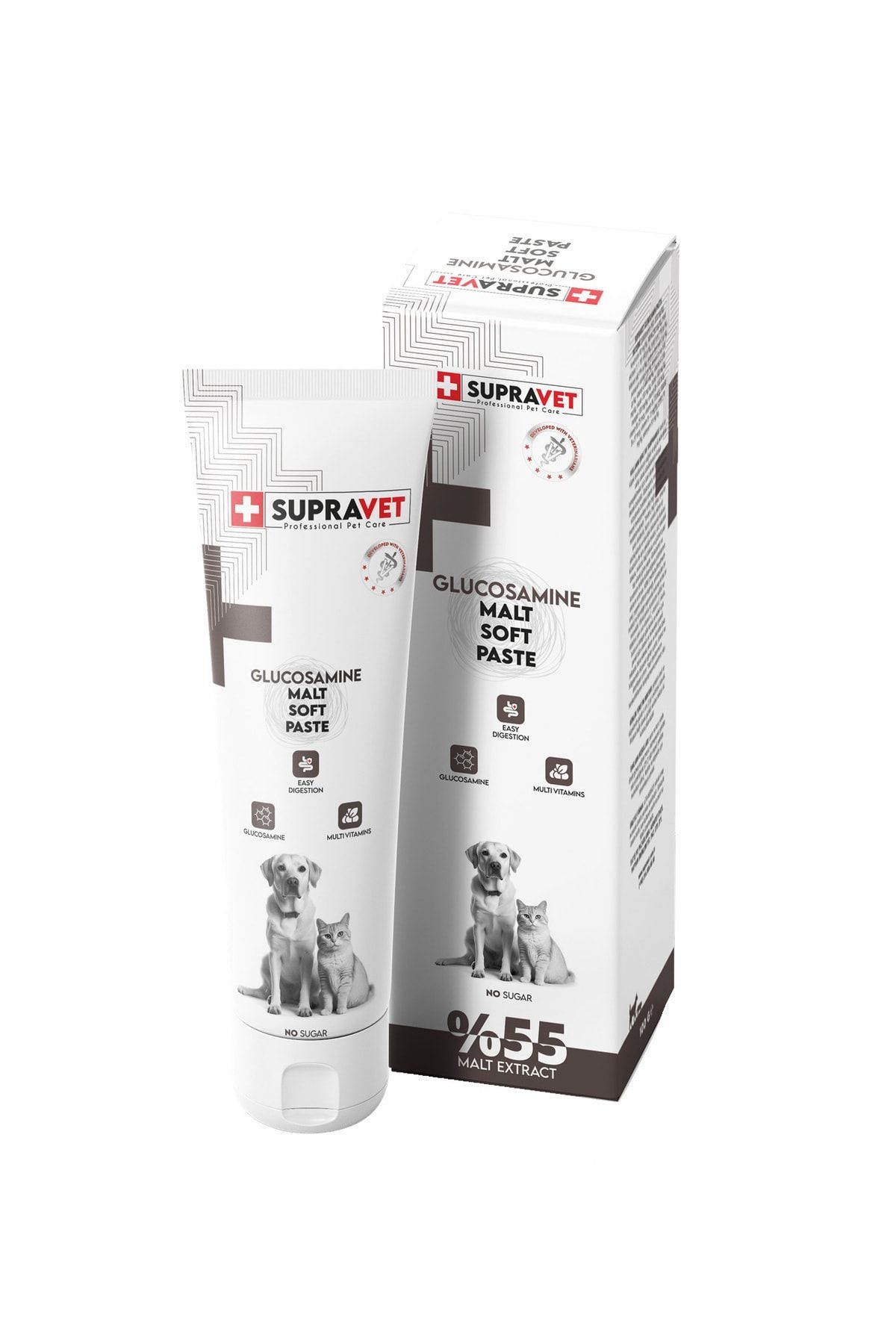 Supravet Glucosamine Kedi ve Köpek Eklem Ve Kas Destekliyici Malt Paste 100 Gr