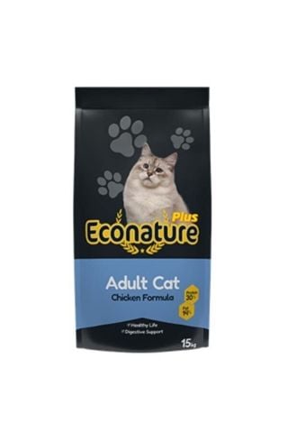 Econature Plus Tavuklu Yetişkin Kedi Maması 15 Kg