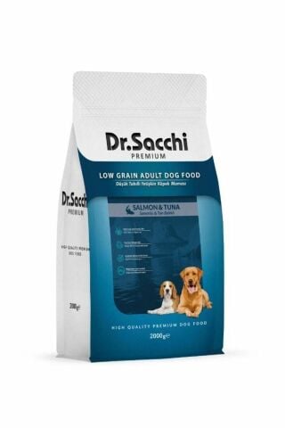 Dr.sacchi Premium Düşük Tahıllı Somonlu Yetişkin Köpek Maması 2 Kg