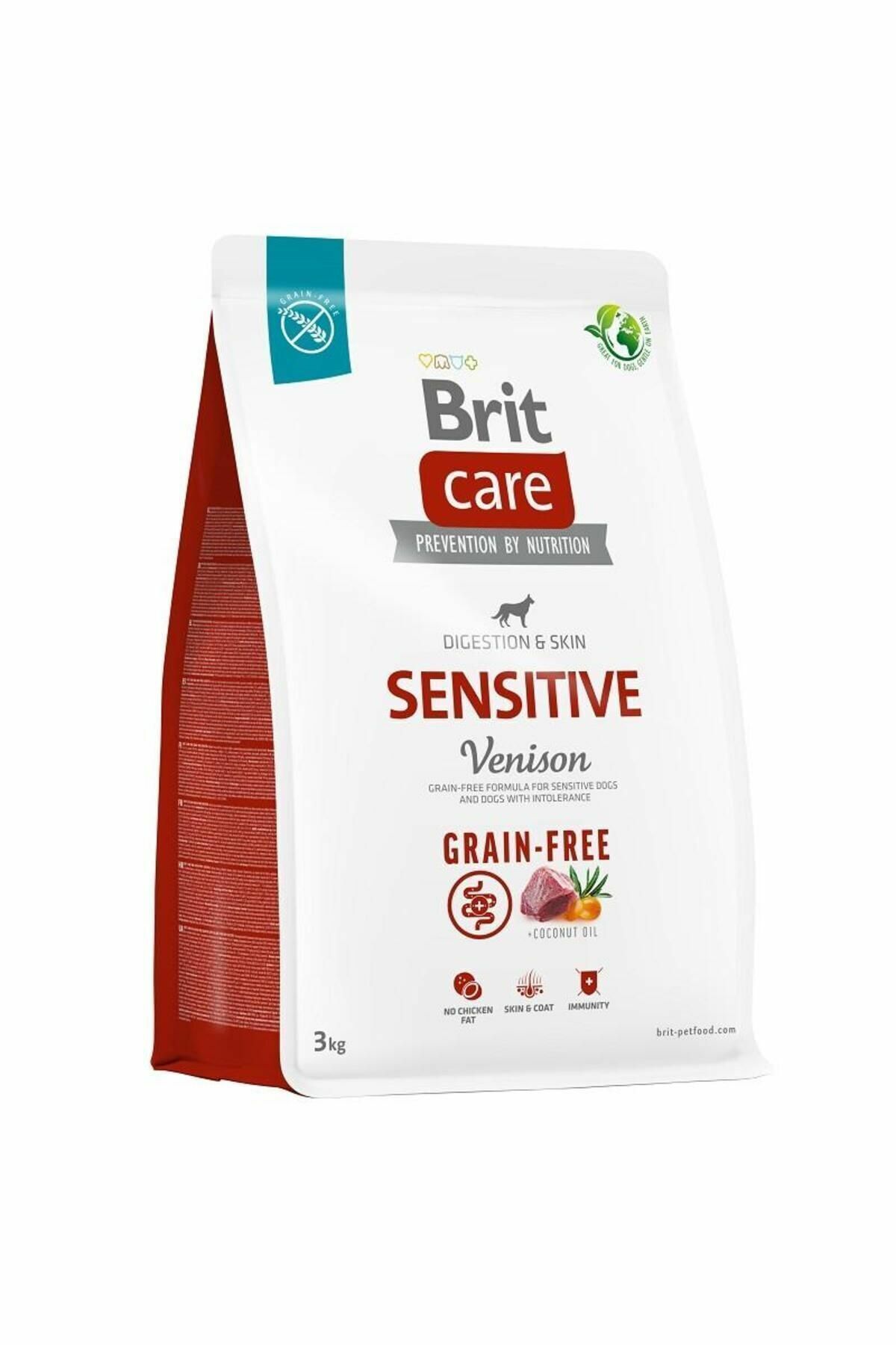 Brit Care Grain-free Tahılsız Geyikli Sensitive Yetişkin Köpek Kuru Maması 3 Kg