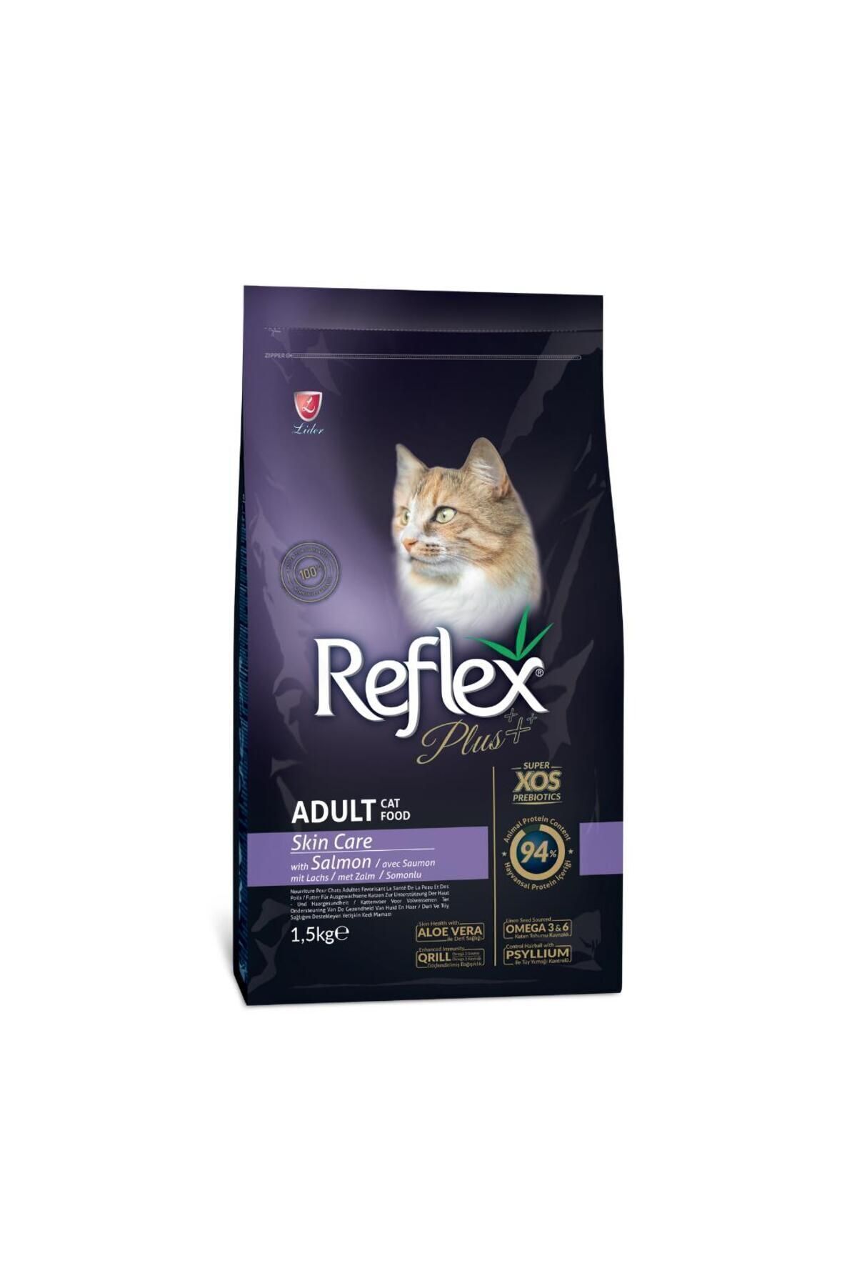 Reflex Plus Skin Care Somon Balıklı Kedi Maması 1,5 Kg