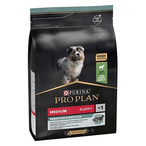 Pro Plan Medium Puppy Sensitive Optidigest Kuzulu Yavru Köpek Maması 3 Kg