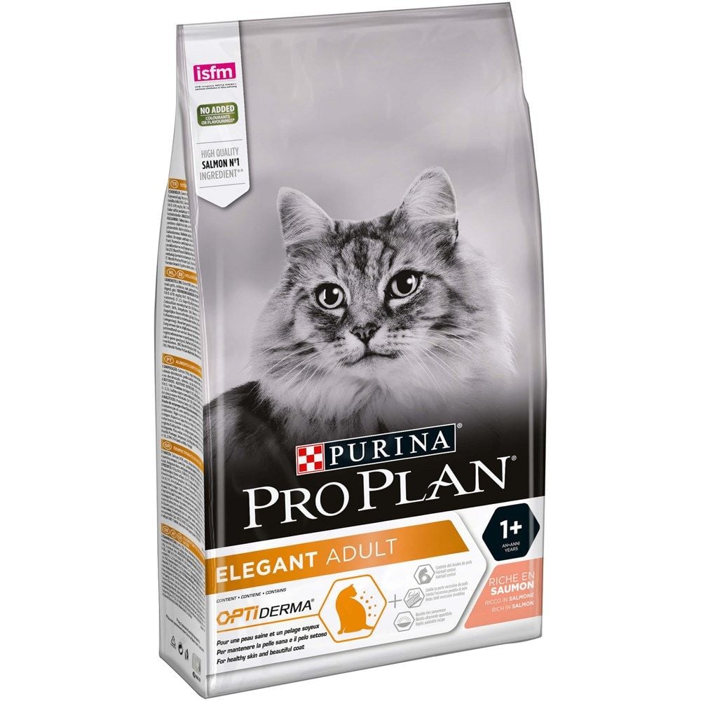 Pro Plan Elegant Somonlu Tüy Yumağı Önleyici Yetişkin Kedi Maması 1.5kg