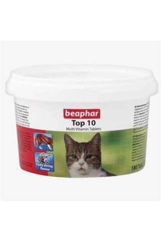 Beaphar Top 10 Kedi Vitamin 180 Tablet