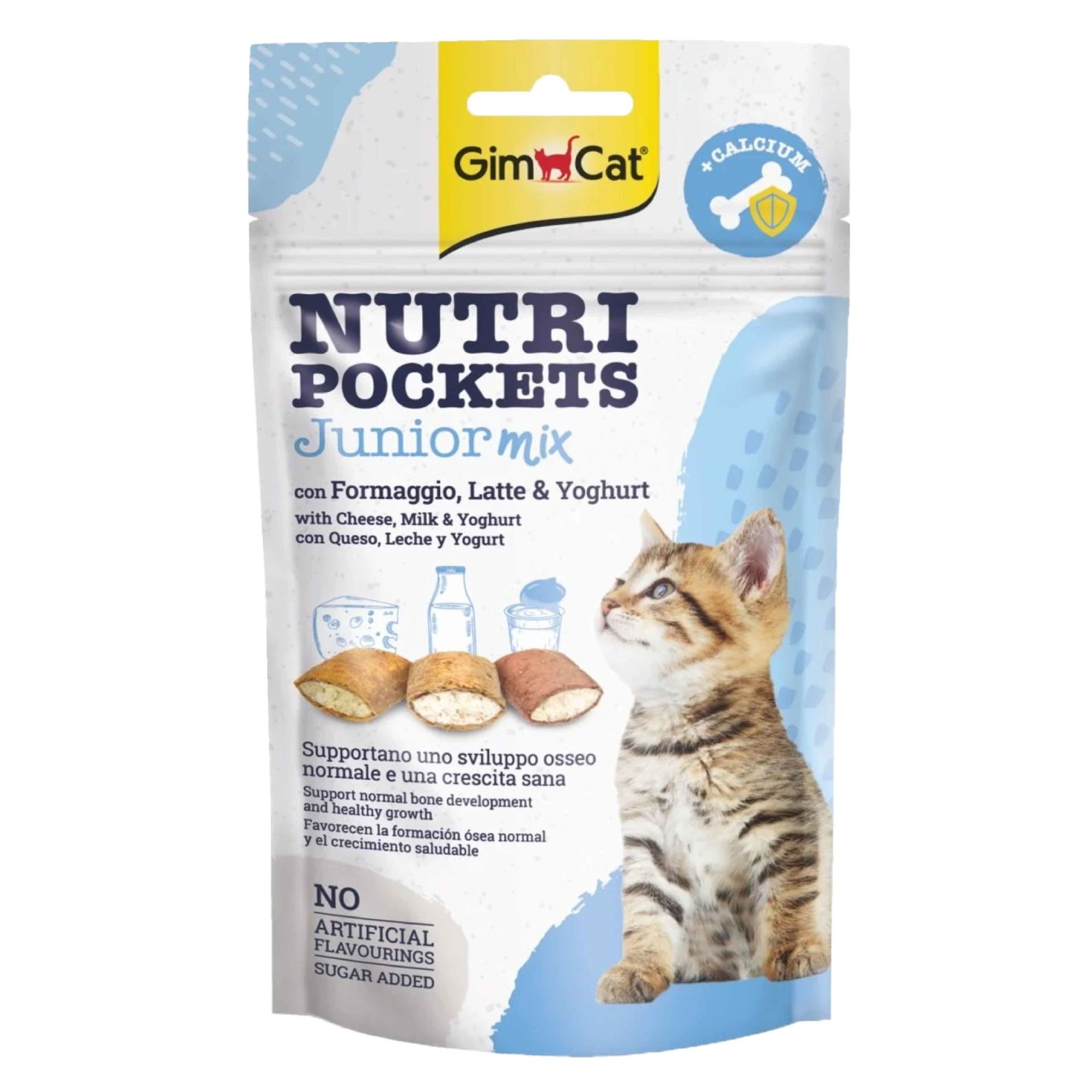 GimCat Nutripockets Kedi Ödülü Junior Mix 60Gr