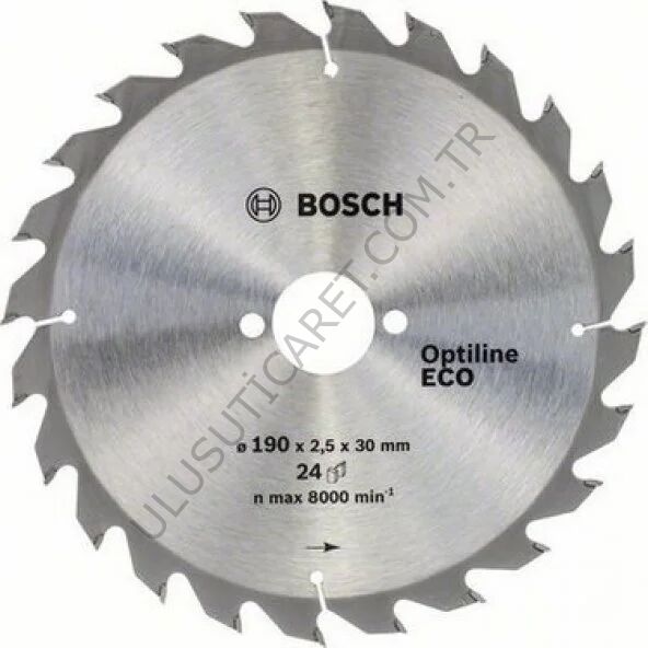 Bosch 190*30*24 Diş Ec Op Woh Daire Testere Bıçağı