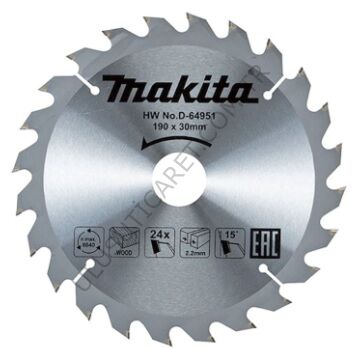 Makita 190*24 Diş Eko Daire Testere D-64951