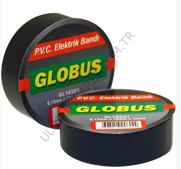 Globus Siyah İzole Bant 18 Mm