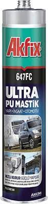 Akfix Aa476 P647Fc Poliüretan Otomotiv Yapı Mastik Gri 280 Ml