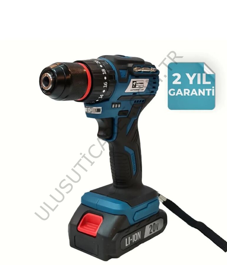 Catpower 1320 10Mm 20V 2.0 Ah Darbeli Şarjlı Matkap