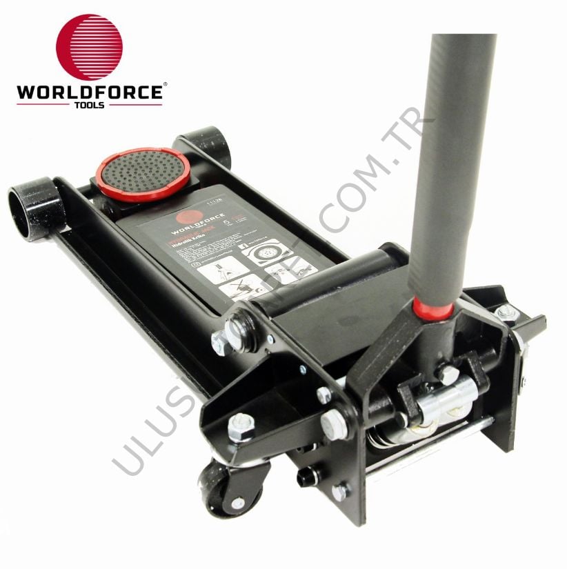 Worldforce 5 Ton Düşük Profil Çift Piston Hidrolik Kriko