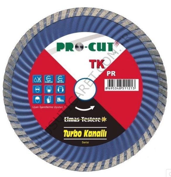 Procut 115Mm Elmas Testere Turbo Kanallı