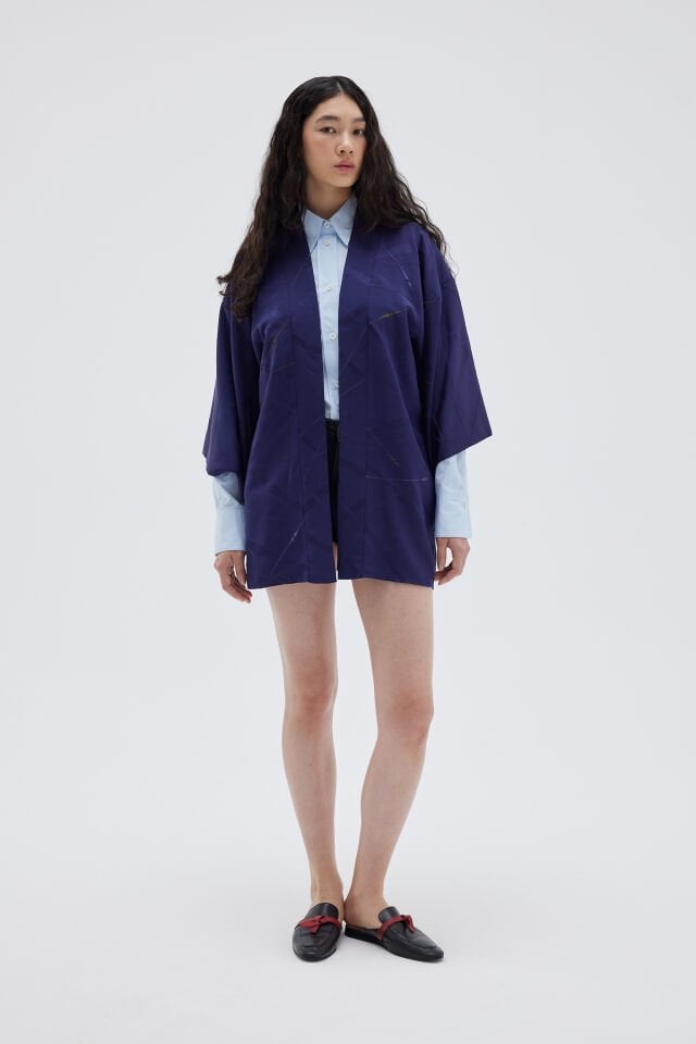 BLUE IVY vintage ipek kimono ceket