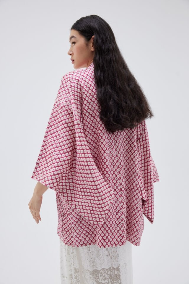 SILKY CLOUDS vintage ipek kimono ceket