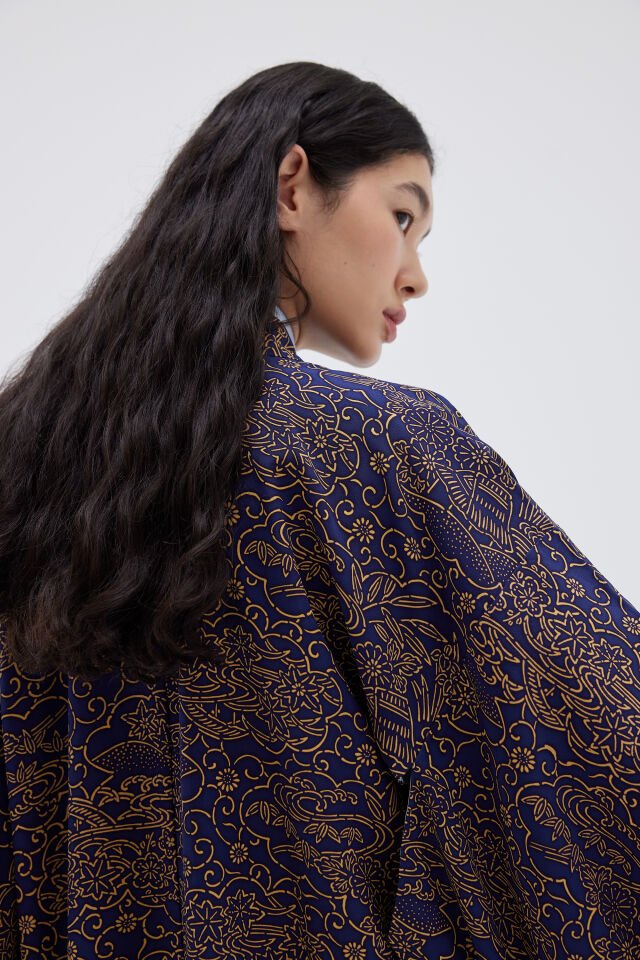 GOLDEN HOUR vintage ipek kimono ceket