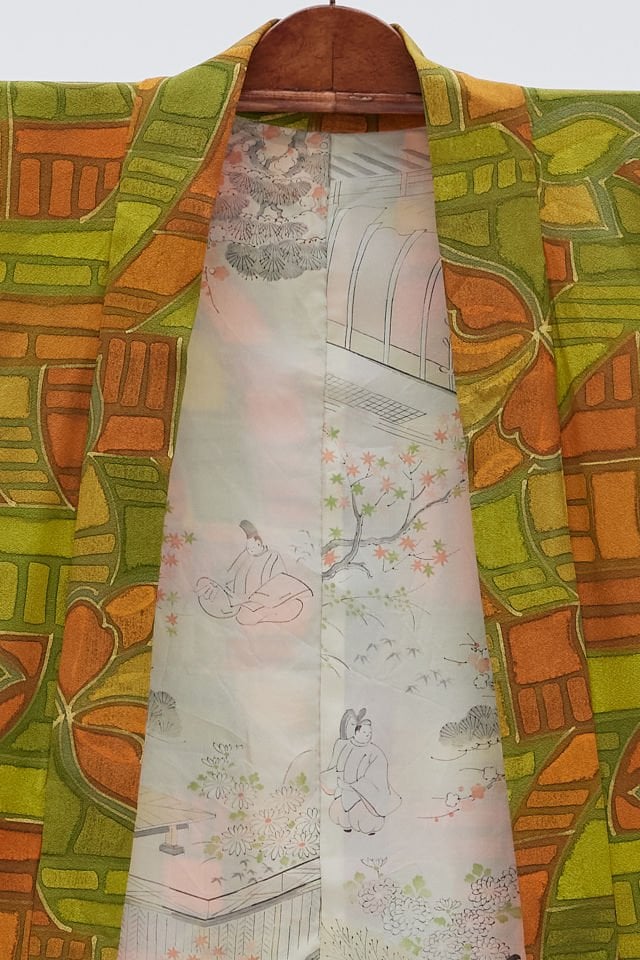 AUTUMN SONATA vintage ipek kimono ceket