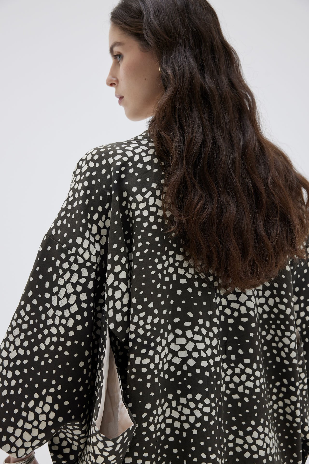 SNOWFALL vintage ipek kimono ceket