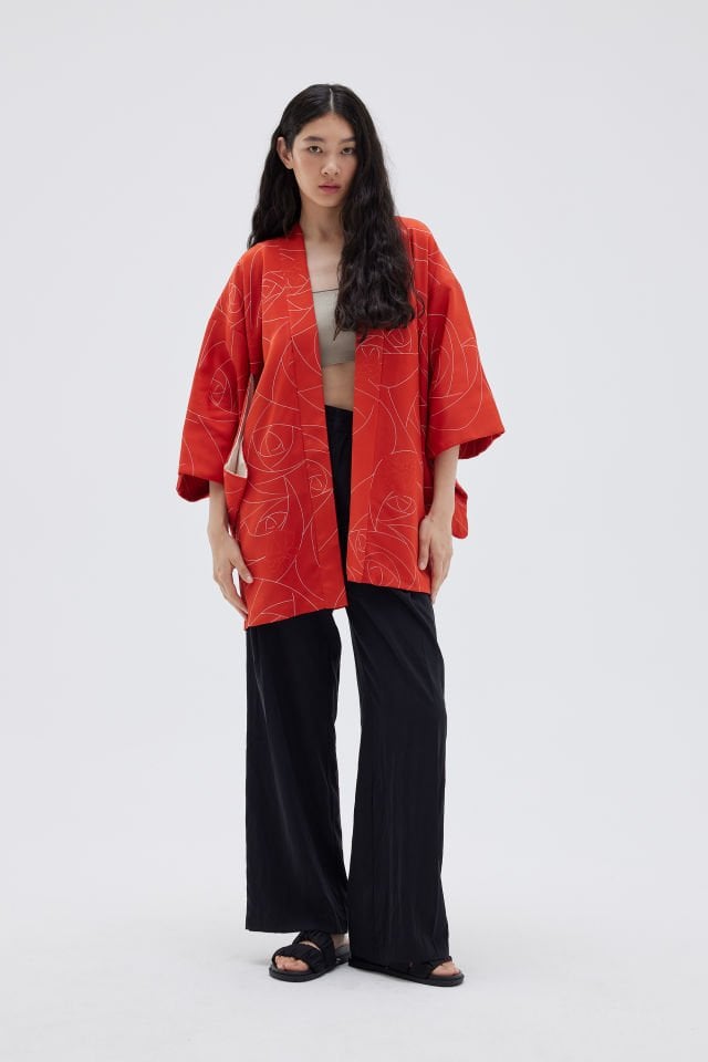 REDRUM vintage ipek kimono ceket