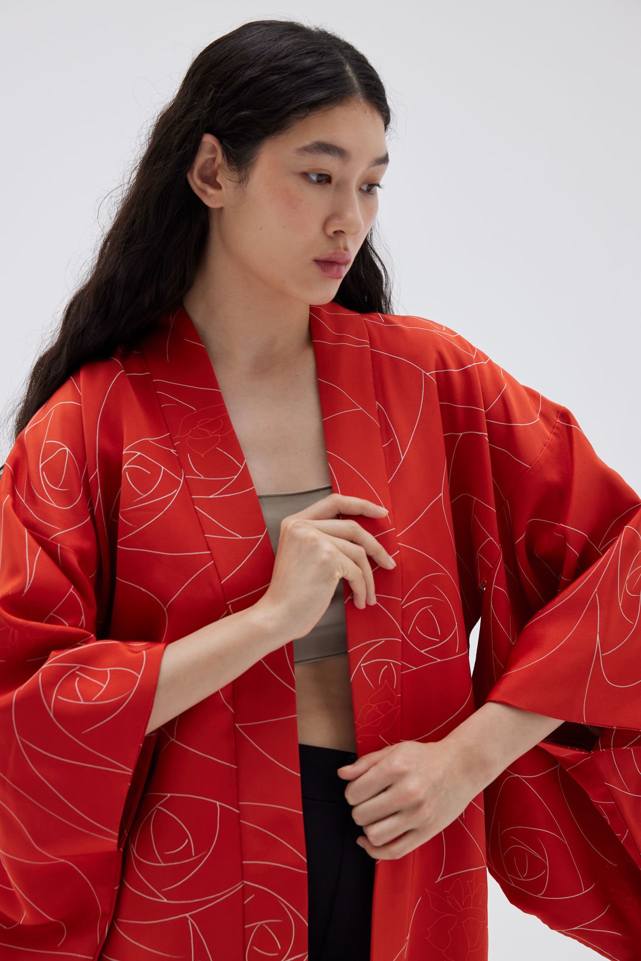 REDRUM vintage ipek kimono ceket