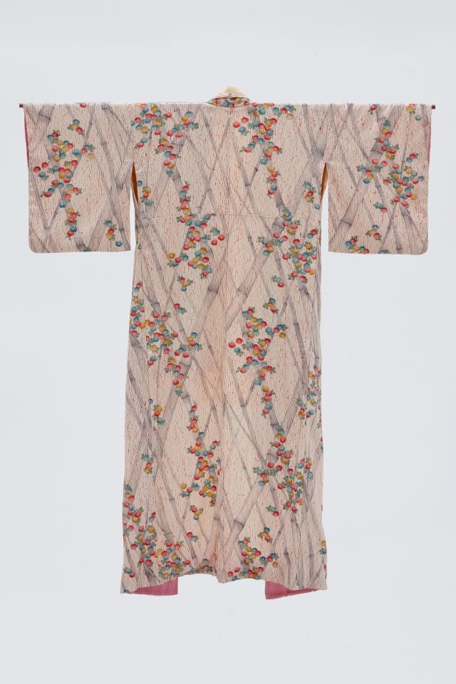 KİKU vintage ipek kimono