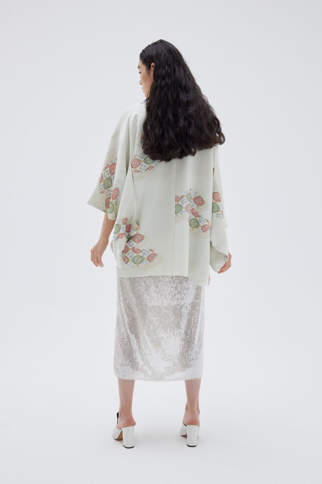 INNOCENCE vintage ipek kimono ceket