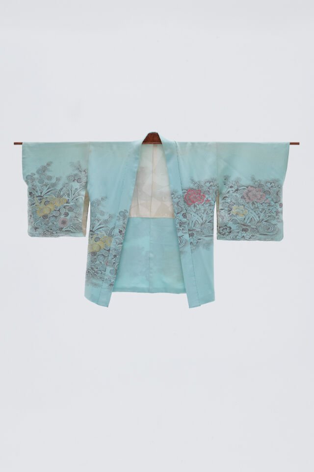 AQUA BLOSSOM vintage ipek kimono ceket