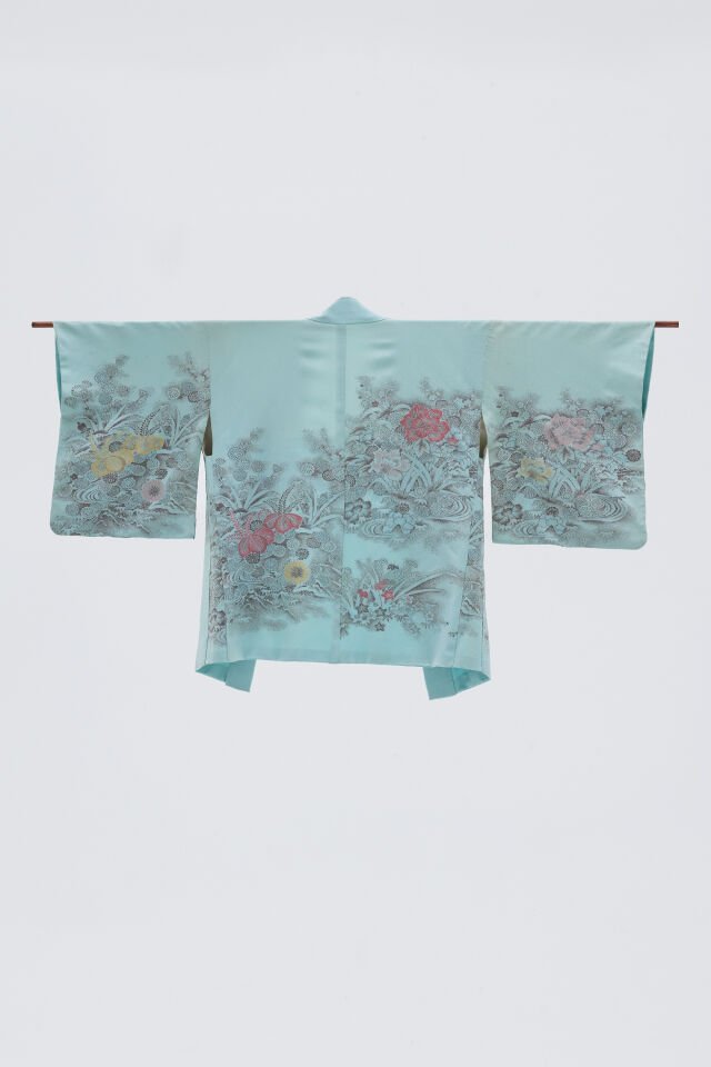 AQUA BLOSSOM vintage ipek kimono ceket