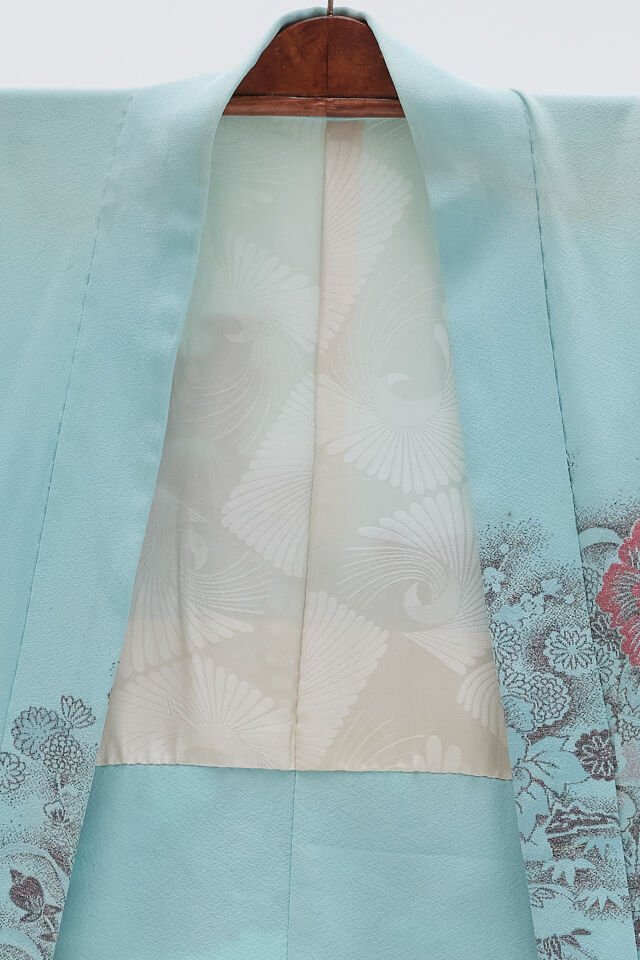 AQUA BLOSSOM vintage ipek kimono ceket