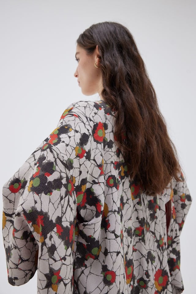 BLOOM MISTRAL vintage ipek kimono ceket