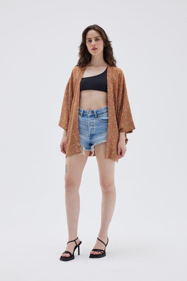 ORIGAMI vintage ipek kimono ceket