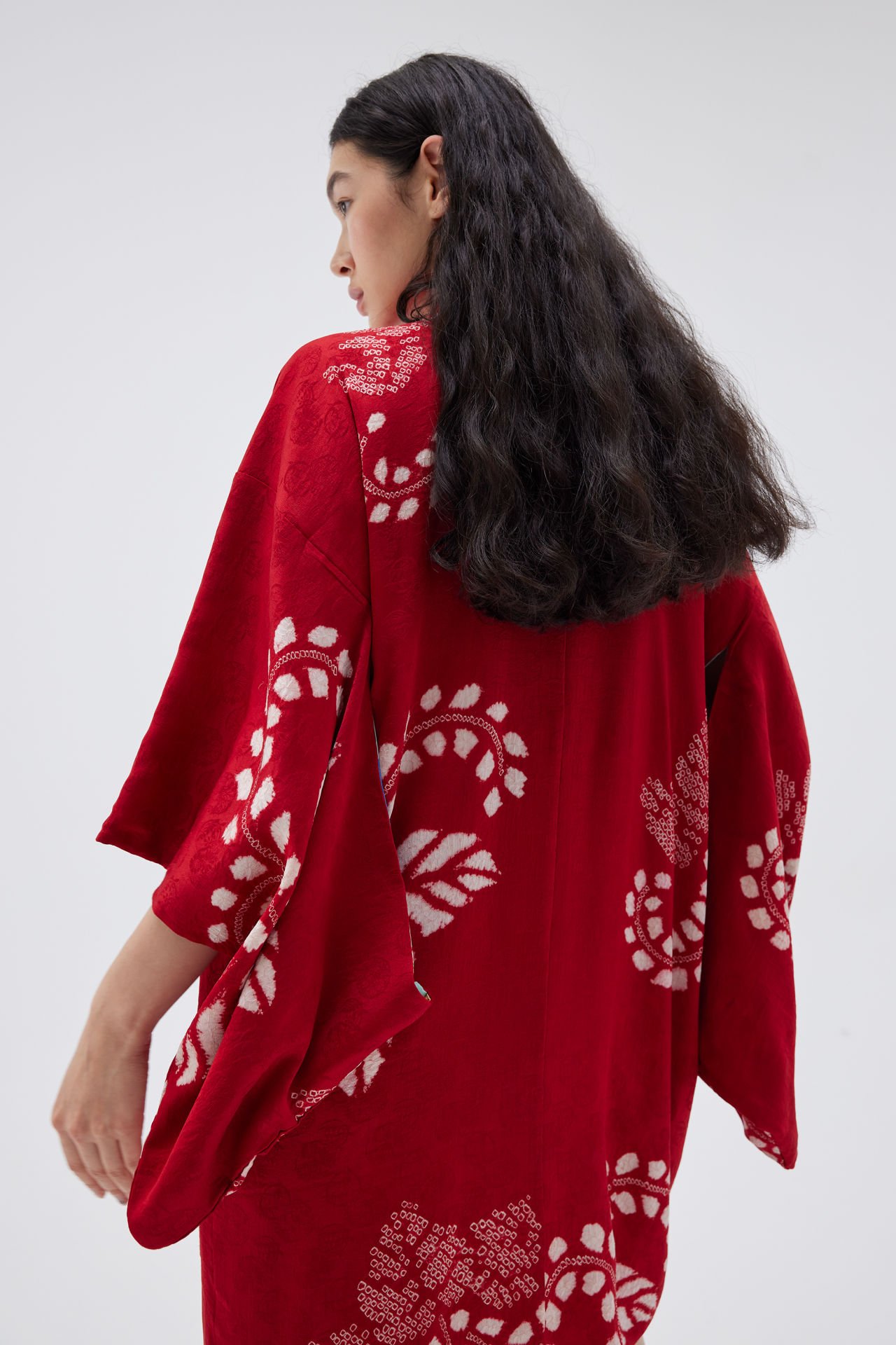 MNI RED vintage ipek kimono ceket