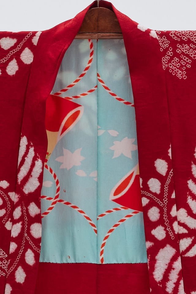 MNI RED vintage ipek kimono ceket