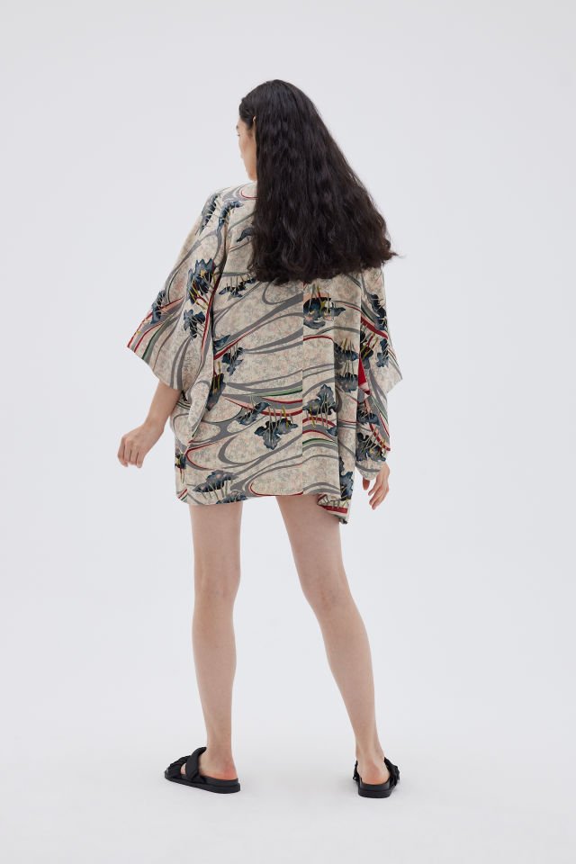 ZEN GARDEN vintage ipek kimono ceket