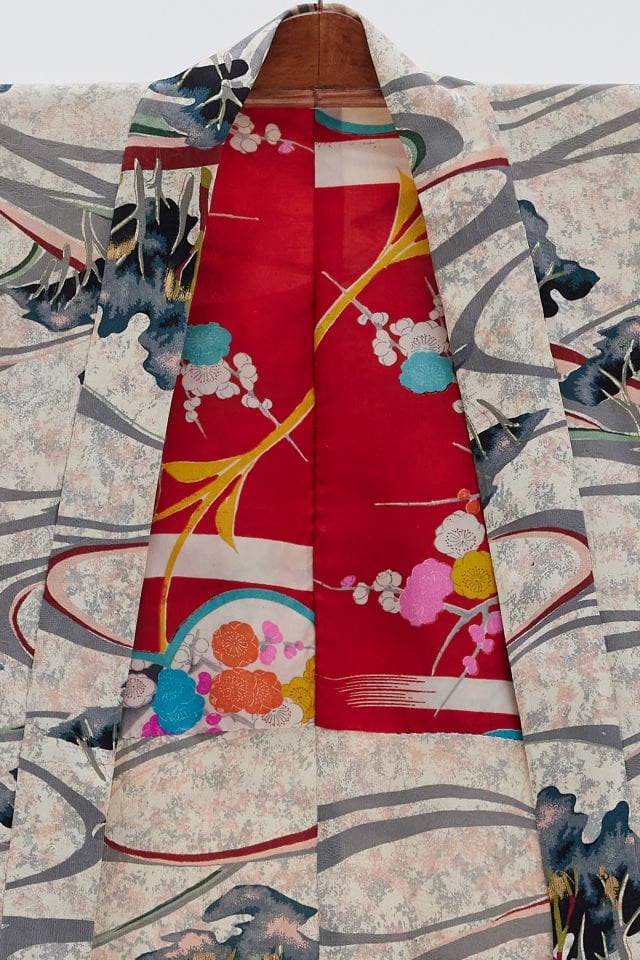 ZEN GARDEN vintage ipek kimono ceket