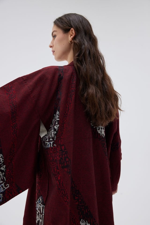 FIRE FLY vintage ipek kimono