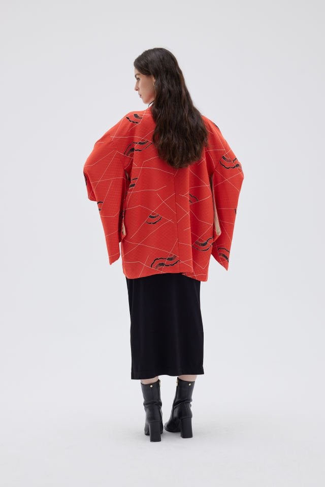 FIVE PM vintage ipek kimono ceket