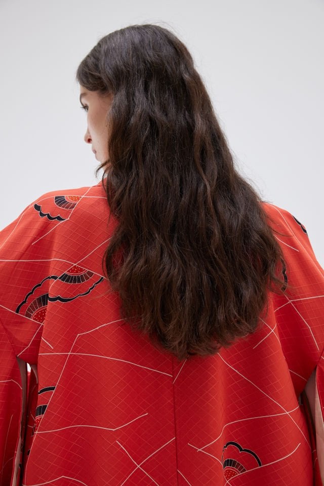 FIVE PM vintage ipek kimono ceket