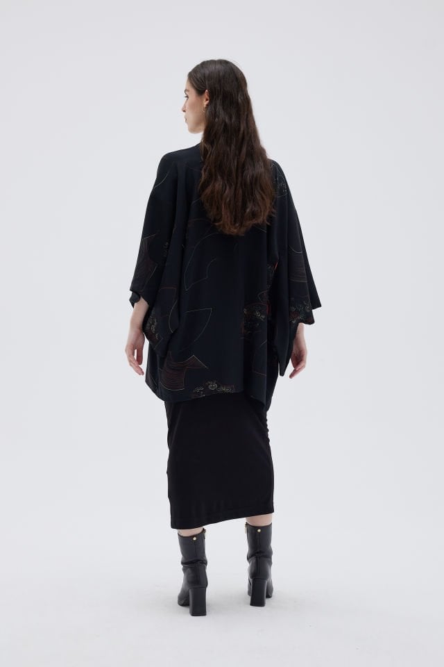 NOH vintage ipek kimono ceket