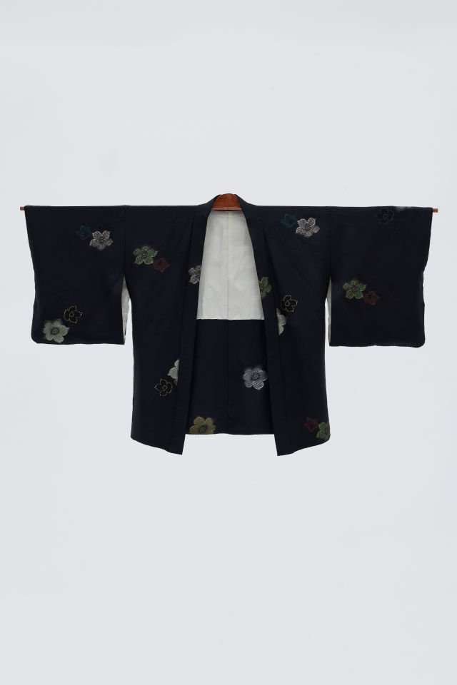 IVORY WHISPER vintage ipek kimono ceket