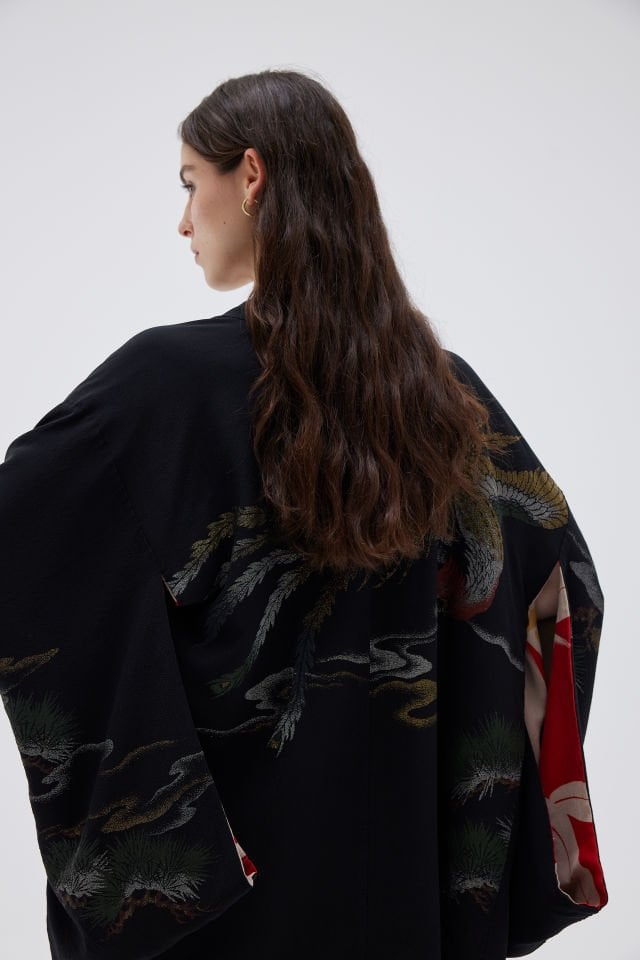 HOU-OU vintage ipek kimono ceket