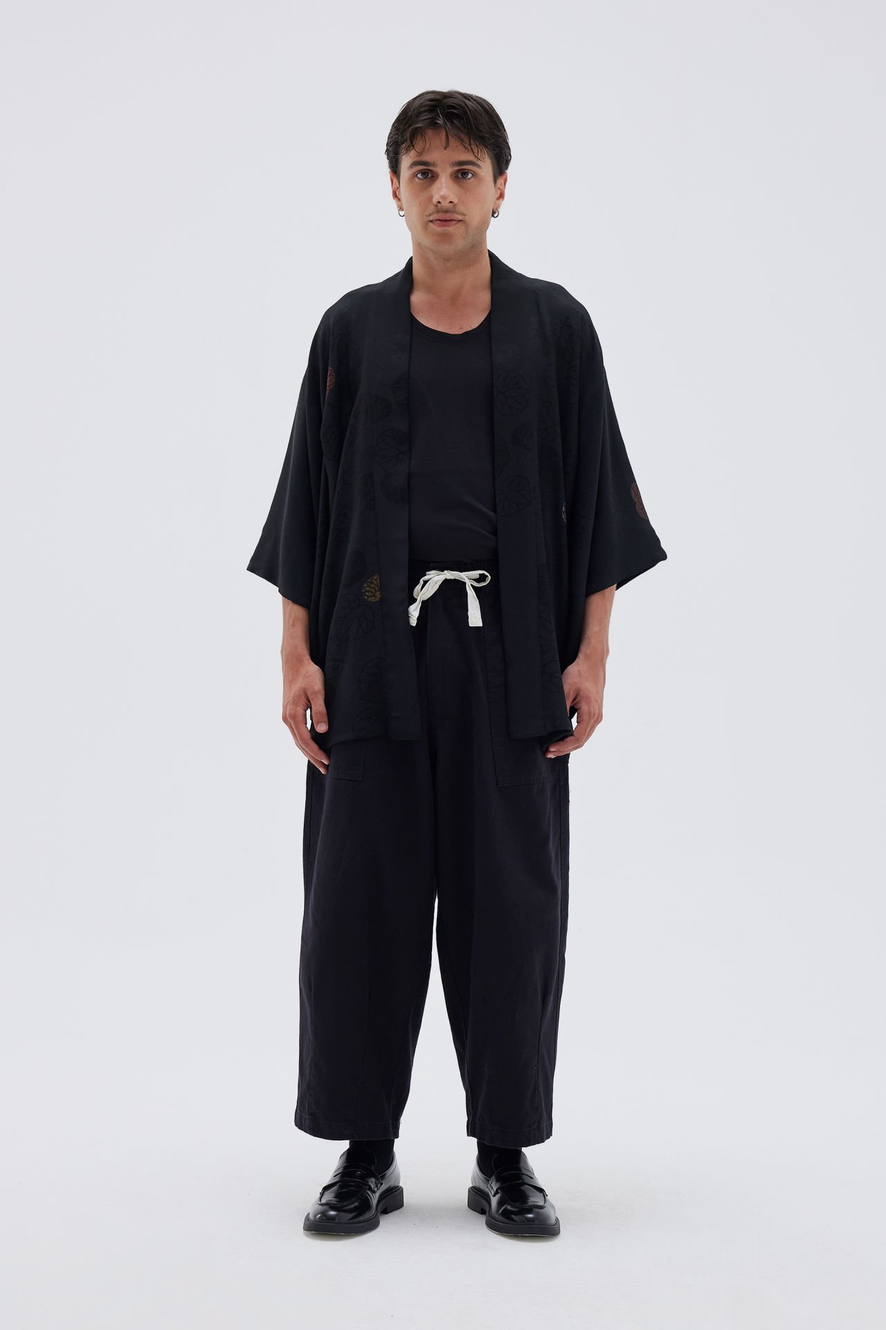 MOONLIT SERENITY vintage ipek kimono ceket