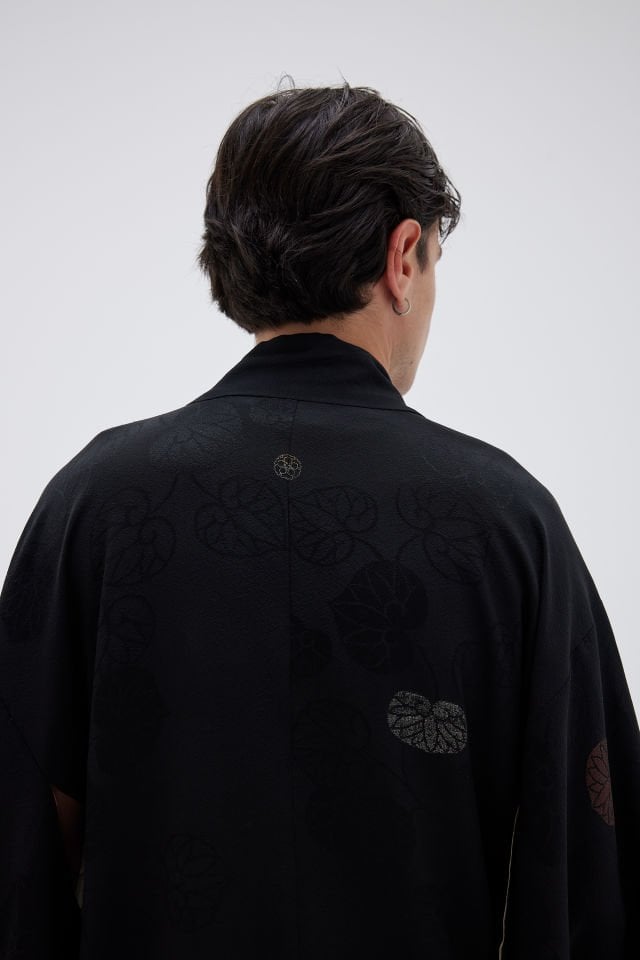 MOONLIT SERENITY vintage ipek kimono ceket