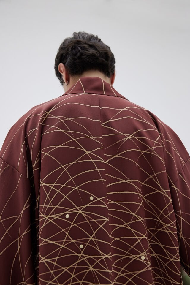 BLAZE vintage ipek kimono ceket