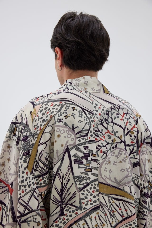 GOLD RUSH vintage ipek kimono ceket